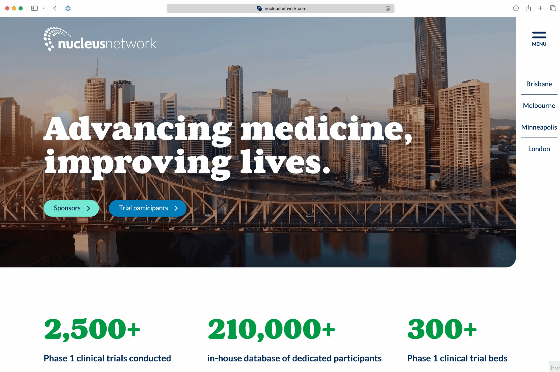 Nucleus Network Minneapolis clinical research partner site promoting kidney-related clinical trials