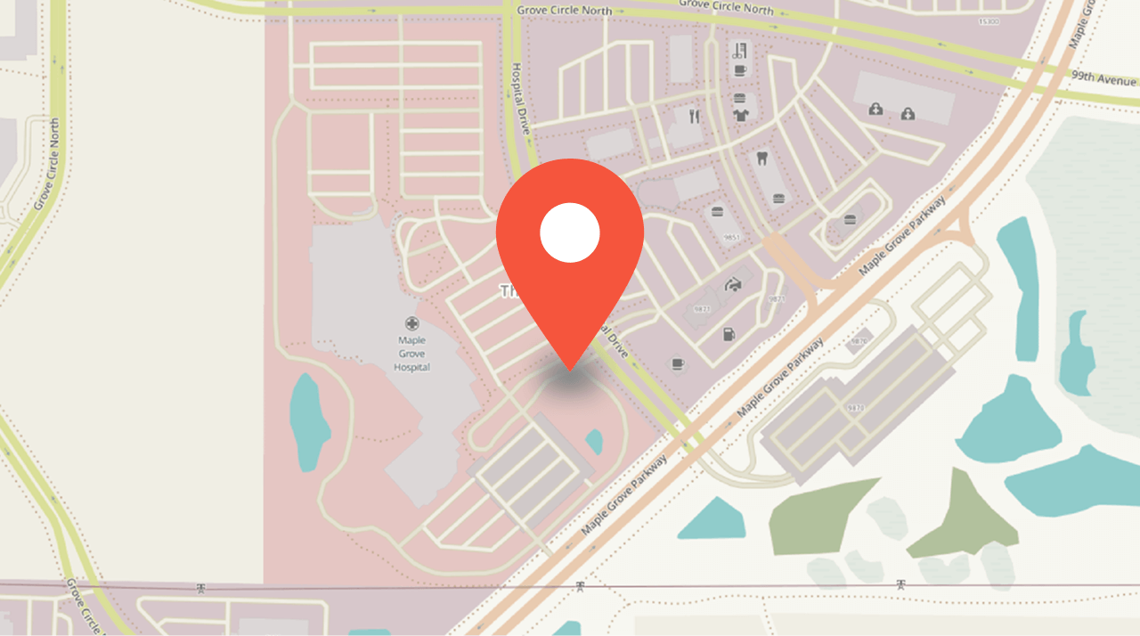 Maple Grove Clinic Map