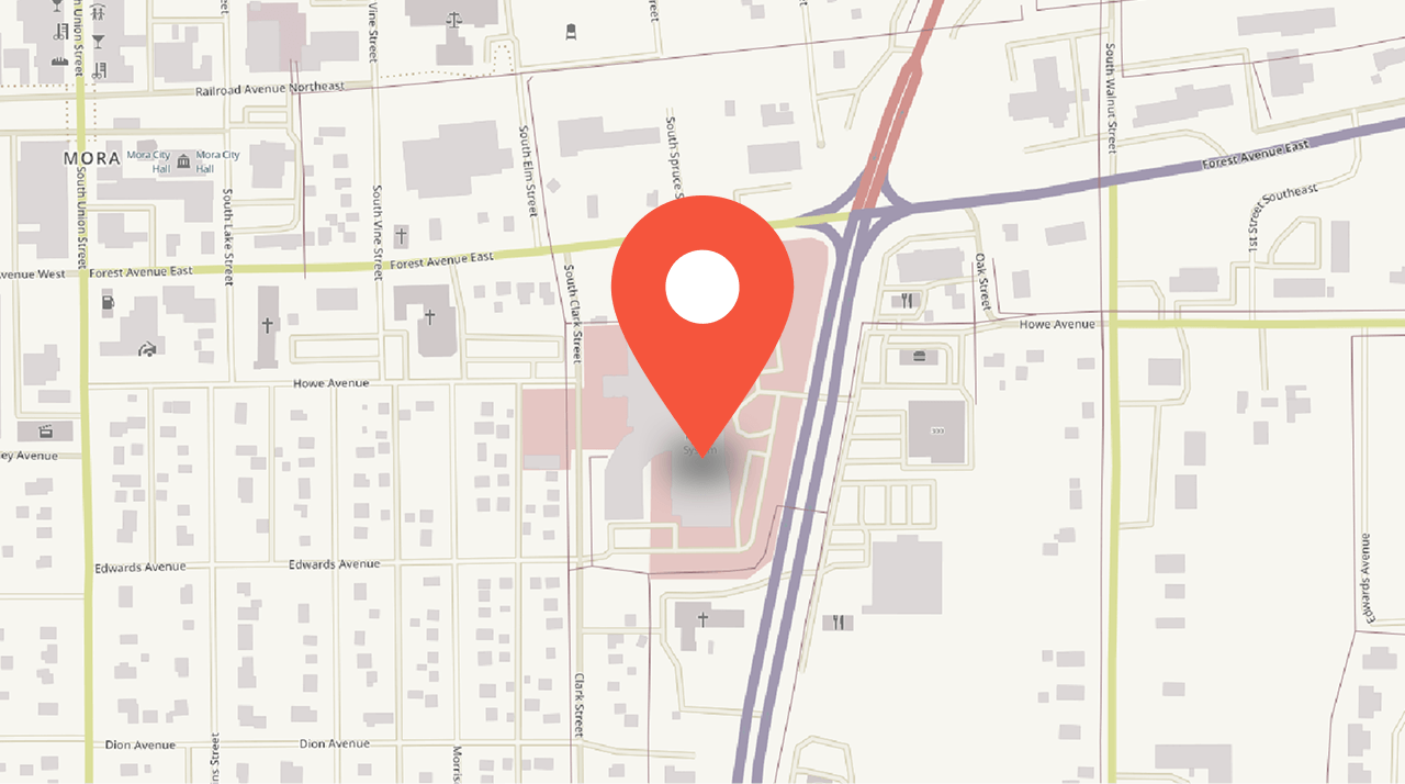 Mora Clinic Map